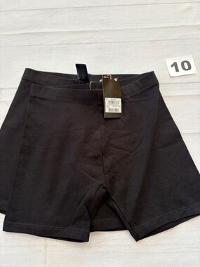 next Black Bike Shorts x2